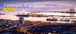 Pagina Di Destinazione Multiuso Per Compagnia Di Spedizione