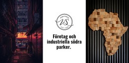 Affärs- Och Industriparker - Enkel Webbplatsmall