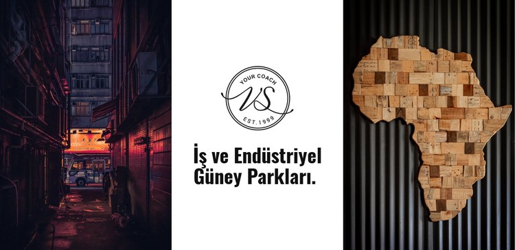 İş ve sanayi parkları CSS Şablonu