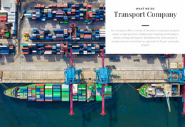 Transport Company - Simple Website Template