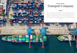 Transport Company - WordPress Theme Inspiration