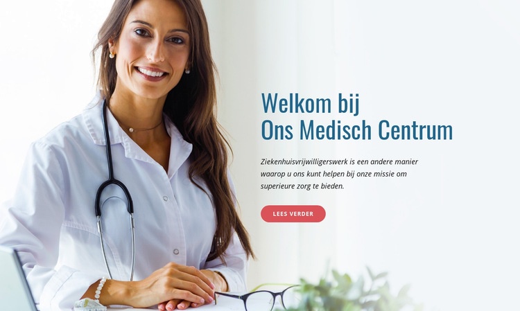 Medicare-programma's Website sjabloon