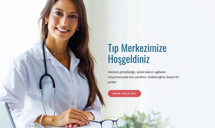 Medicare programları Web Sitesi Mockup'ı