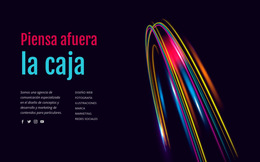Piensa Fuera De La Caja - Plantilla Web