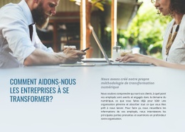 Aider Les Entreprises À Se Transformer - Conception De Site Web Simple