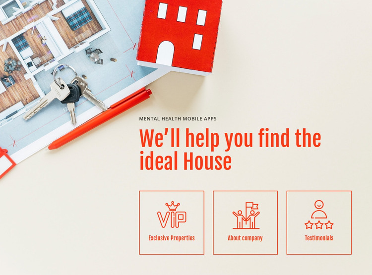 Leading real estate company Homepage Design