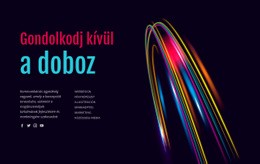 Gondolkodj Kreatívan - Websablon