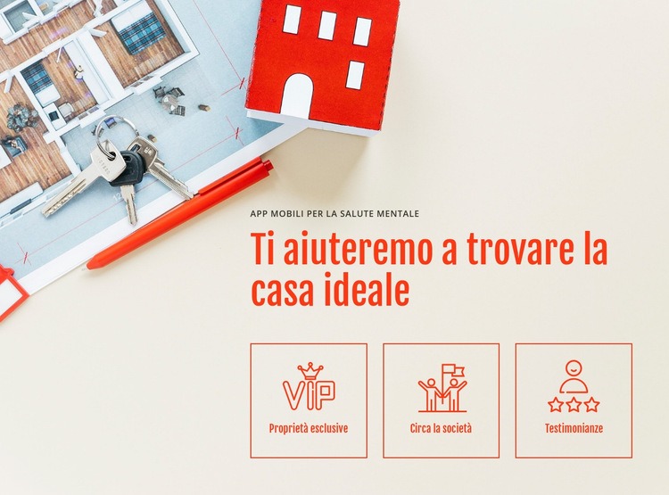 Azienda leader nel settore immobiliare Modelli di Website Builder