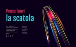 Pensa Fuori Dagli Schemi - Modello Web