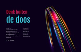 Denk Buiten De Doos Premium CSS-Sjabloon