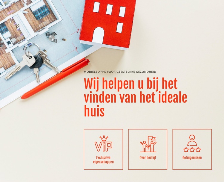 Toonaangevend vastgoedbedrijf Website ontwerp