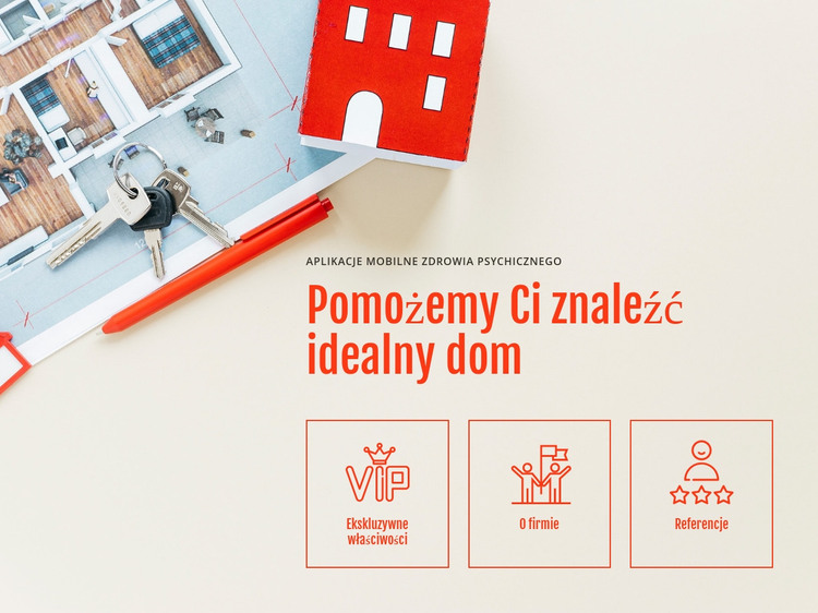 Wiodąca firma z branży nieruchomości Szablon HTML