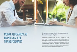 Ajude As Empresas A Se Transformar - Design De Site Fácil