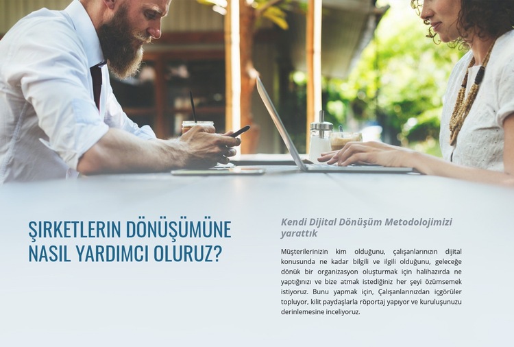 Şirketlerin dönüşmesine yardımcı olun Html Web Sitesi Oluşturucu