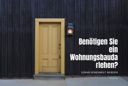 Wohnungsbaudarlehen Produkte Responsive CSS-Vorlage