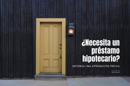 Productos De Préstamos Hipotecarios Plantilla CSS Adaptable