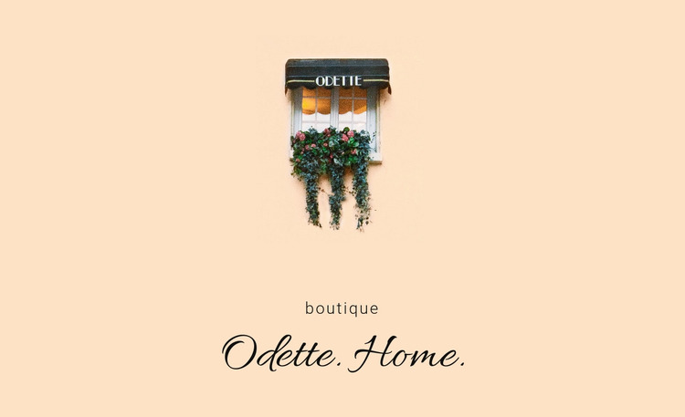 Home boutique Html Website Builder