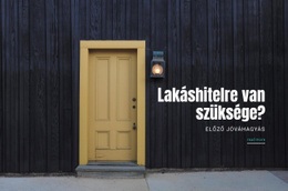 Lakáshitel Termékek - Webhelysablonok