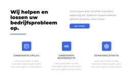 Update Je Bedrijf CSS-Rastersjabloon