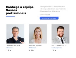 O Melhor Design De Site Para Conheça A Equipe Nossos Profissionais