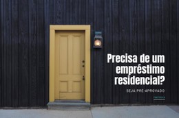 Produtos De Empréstimo À Habitação Modelo CSS Responsivo