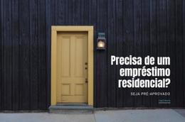 Produtos De Empréstimo À Habitação - Página De Destino Multifuncional