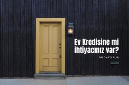 Ev Kredisi Ürünleri - Web Sitesi Şablonları