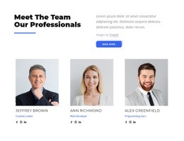 Meet The Team Our Professionals {0] - Free Online Wysiwyg HTML Editor