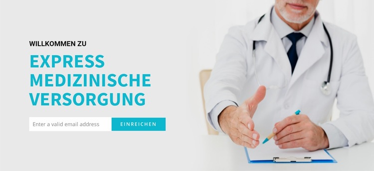  Medizinische Newsletter per E-Mail Website-Modell