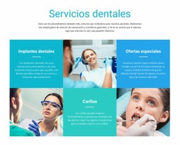 Servicios Dentales - Creador De Sitios Web Sencillo