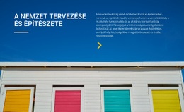 Nemzetek A Design És Az Építészet Élvonalában - HTML Webhelysablon