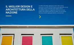 Un Design Esclusivo Del Sito Web Per Le Nazioni Sono Al Top Nel Design E Nell'Architettura