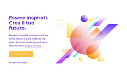 Crea Il Tuo Futuro - Modello HTML5 Reattivo