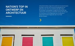 Naties Top In Ontwerp En Architectuur Winkelsjabloon