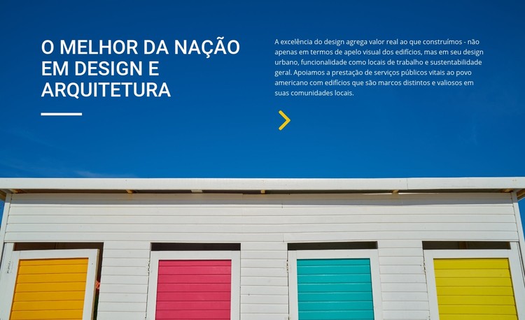 Nações líderes em design e arquitetura Template CSS