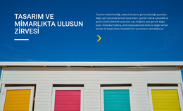 Milletler Tasarım Ve Mimaride Zirvede - HTML Web Sitesi Şablonu