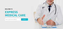 Medical Newsletters By Email - Responsive Website Template