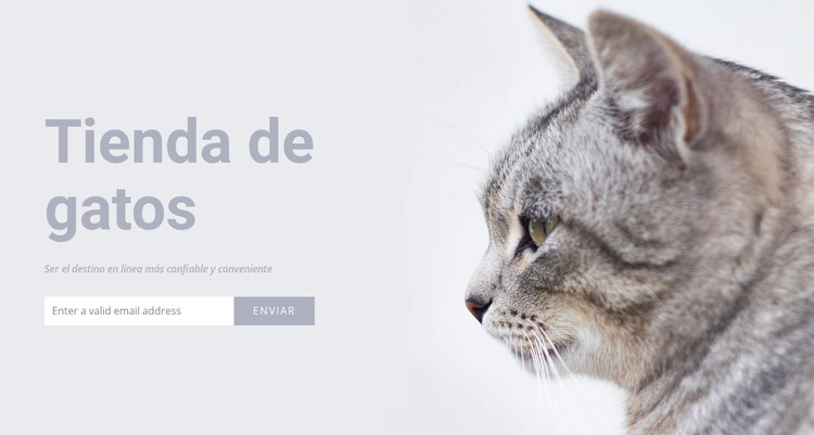Tienda de gatos Plantilla HTML