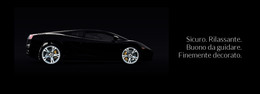 Auto Sportive - Modello Di Pagina HTML