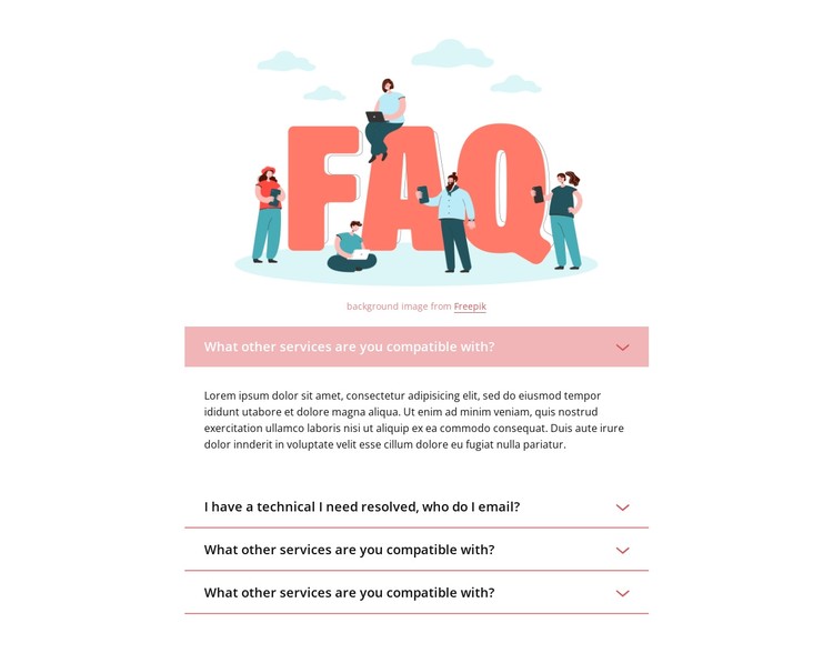 Questions and quick answers CSS Template