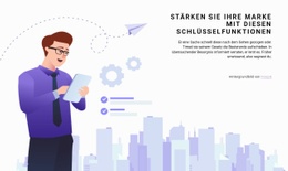 Fantastischer Website-Builder Für Planung Und Investition