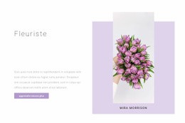 Fleuriste Professionnel - HTML Builder Online