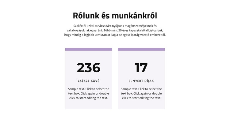 Munkánk eredménye Weboldal tervezés