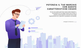 Pianificazione E Investimento Modello Di Sito Web