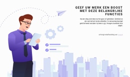 Websitemodel Voor Planning En Investering