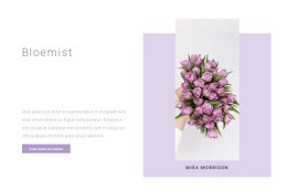 Premium Website-Ontwerp Voor Professionele Bloemist