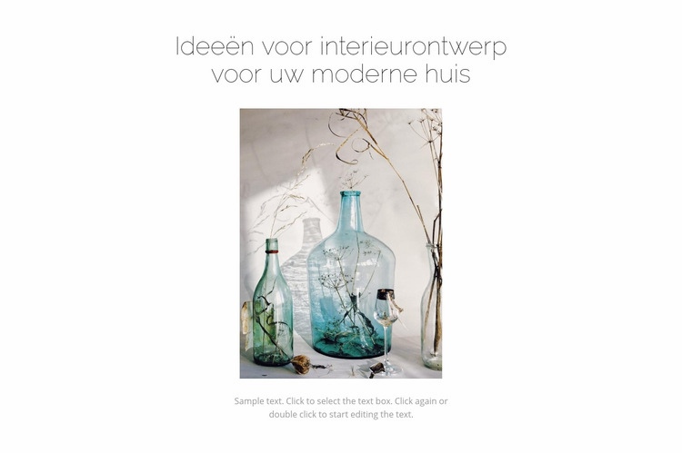 Glaswerk Website ontwerp