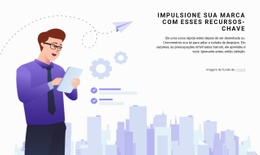 Maquete De Site Para Planejamento E Investimento