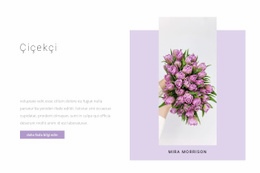 Profesyonel Çiçekçi - En Iyi Tek Sayfalık Şablon