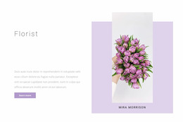 Professional Florist - Online Mockup